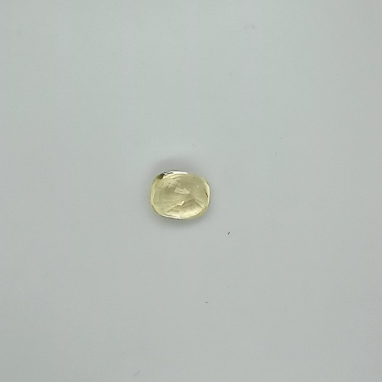 Yellow Sapphire (Pukhraj) 5.93 Ct Lab Tested